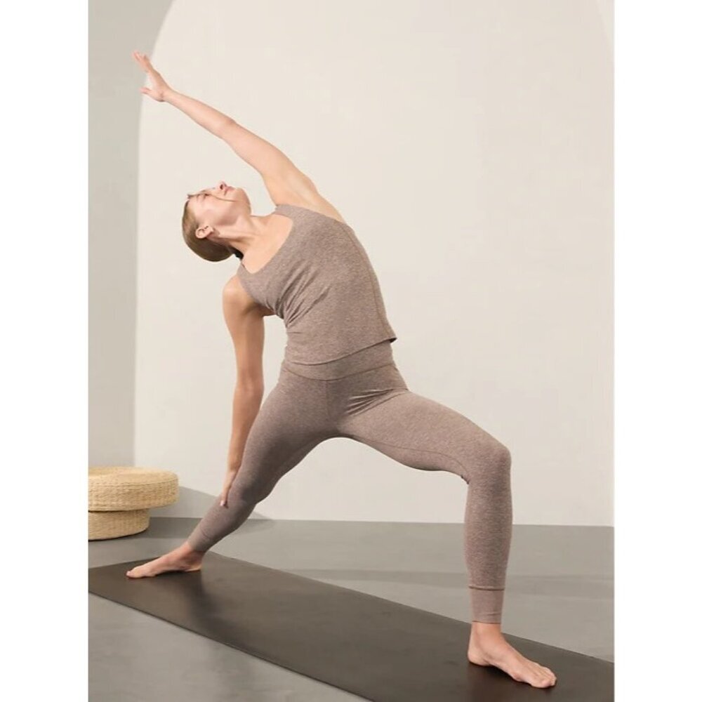 Athleta Softluxe High Rise Legging Women's Size Medium Pyrite Dovetail Heather